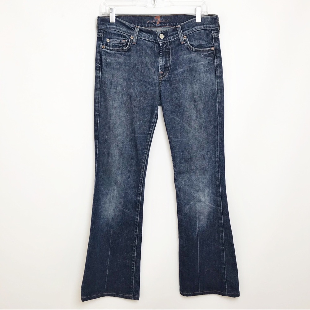 7 For All Mankind | Dark Flare Bootcut Jeans 29